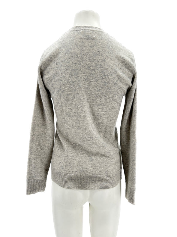 Pull en cachemire gris