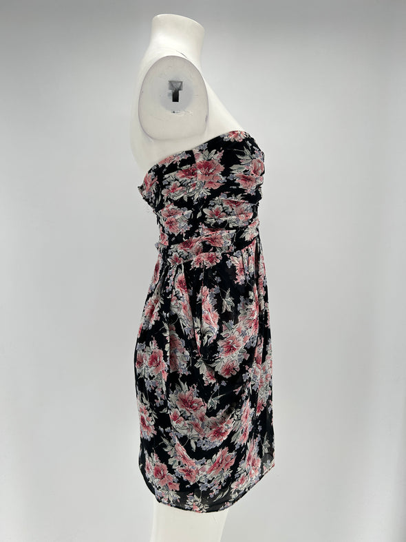 Robe bustier imprimée