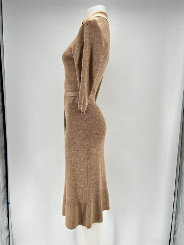 Robe en mélange de laine et soie