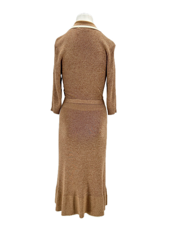 Robe en mélange de laine et soie