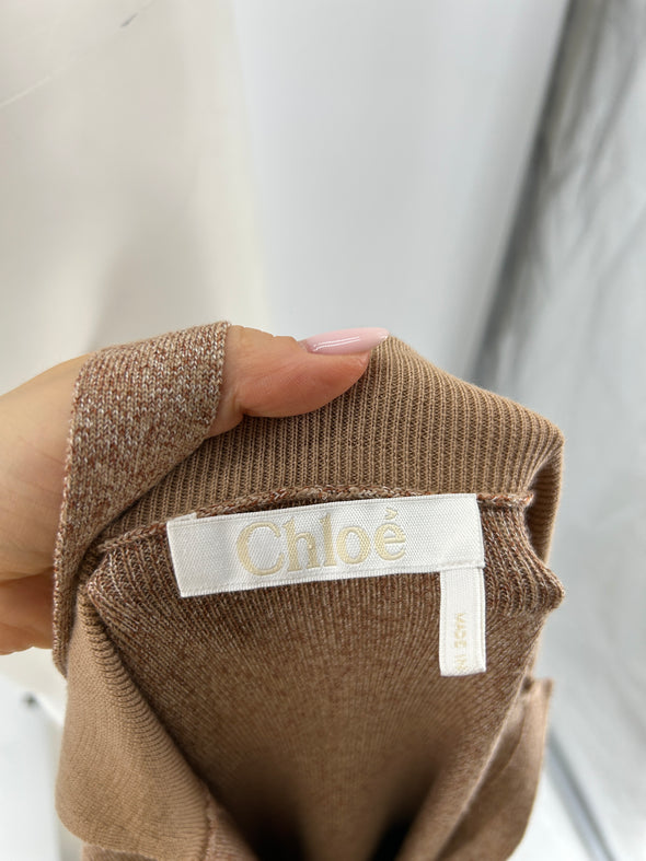 Robe en mélange de laine et soie