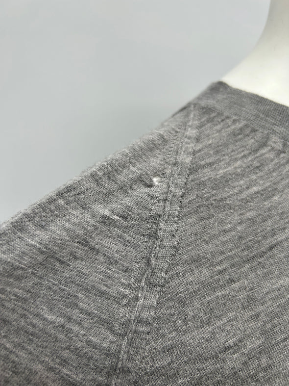 Pull en laine gris