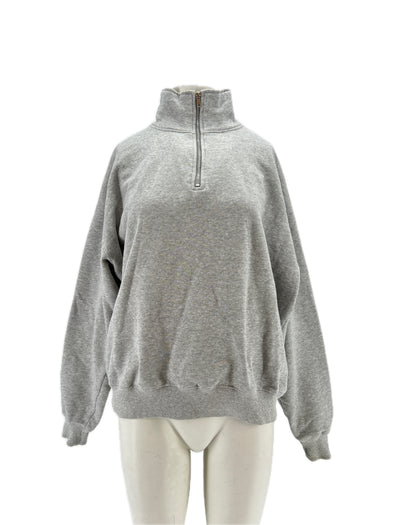 Pull gris col camionneur