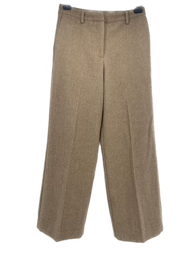 Pantalon beige en laine