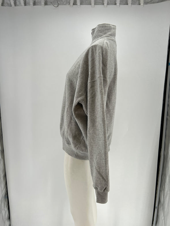 Pull gris col camionneur