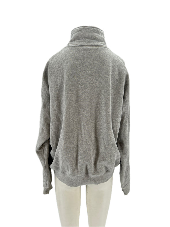 Pull gris col camionneur