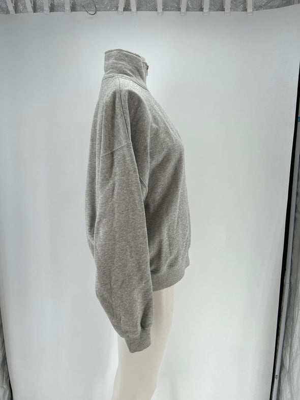 Pull gris col camionneur