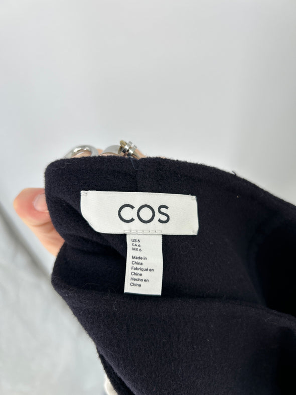 Jupe marine en laine