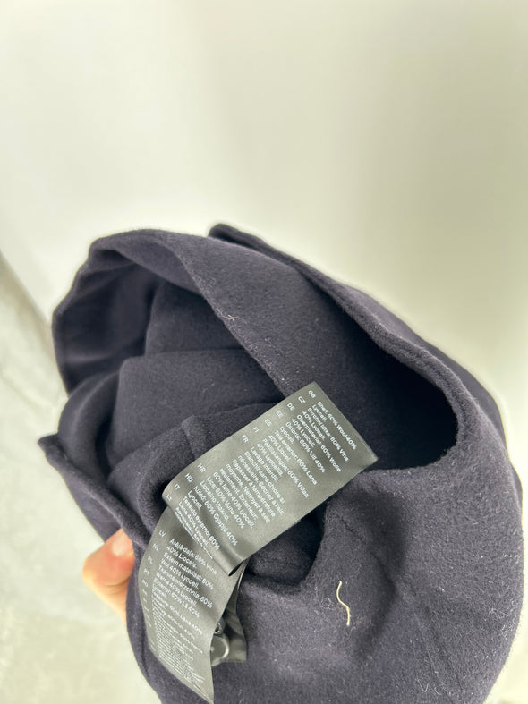 Jupe marine en laine