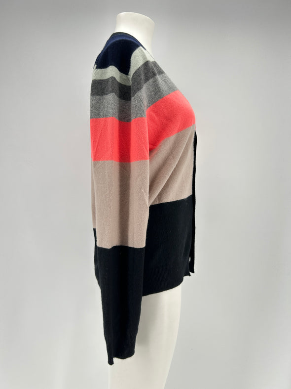 Cardigan coloré à rayures