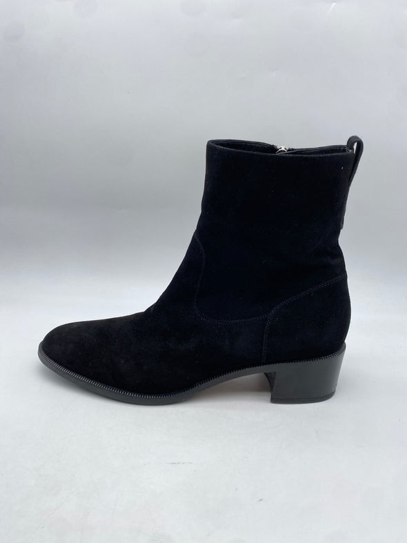 Bottines en daim noires