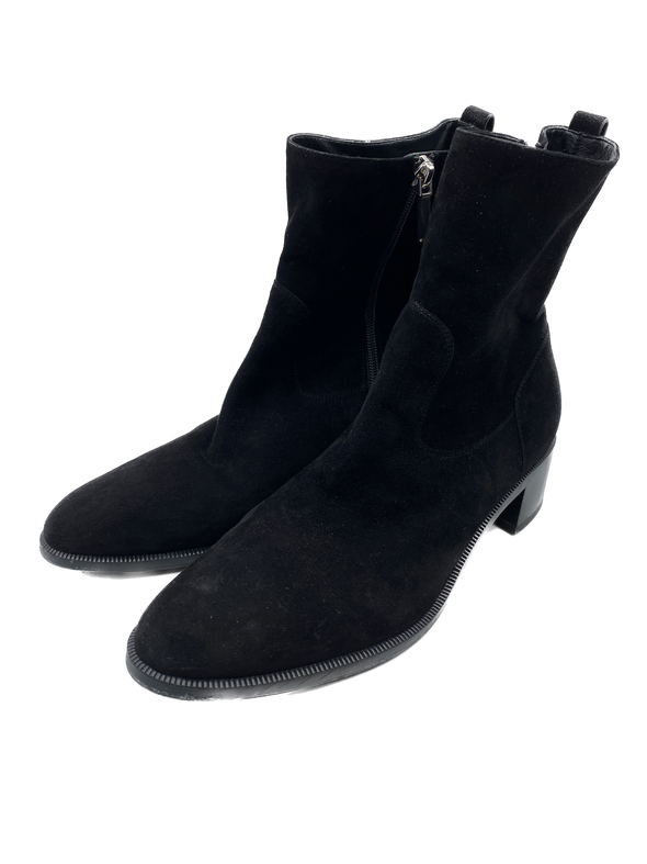 Bottines en daim noires