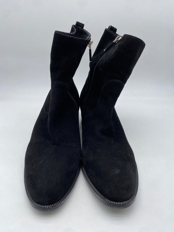 Bottines en daim noires