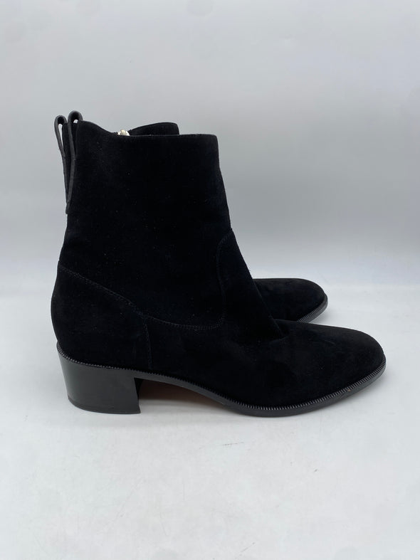 Bottines en daim noires