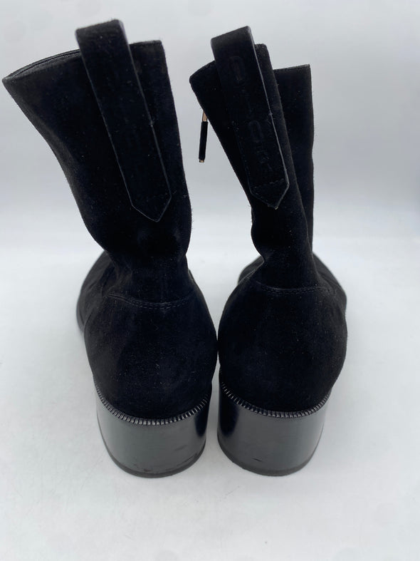 Bottines en daim noires