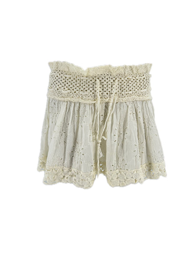 Mini jupe blanche