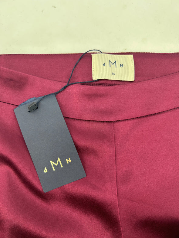 Pantalon évasé prune