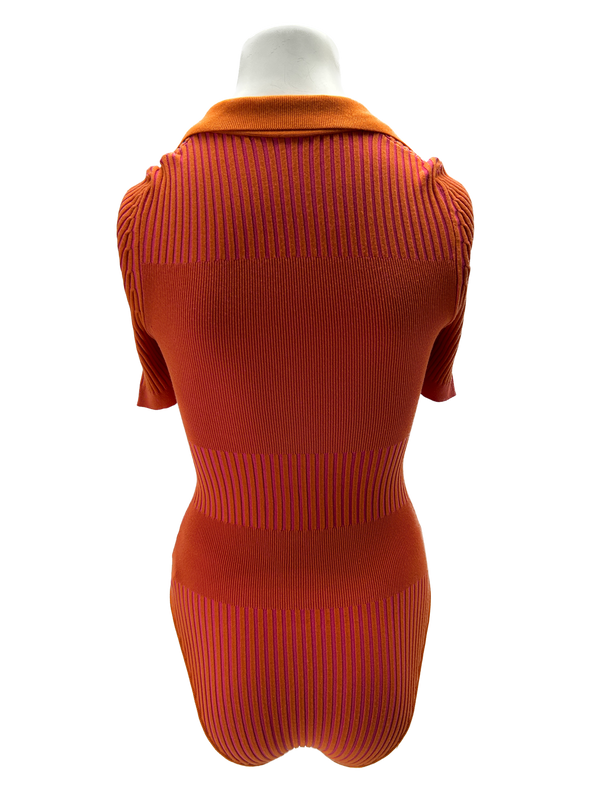 Body bicolore rose et orange