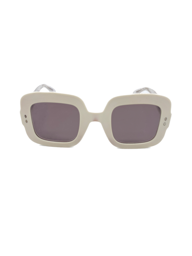 Lunettes de soleil blanches