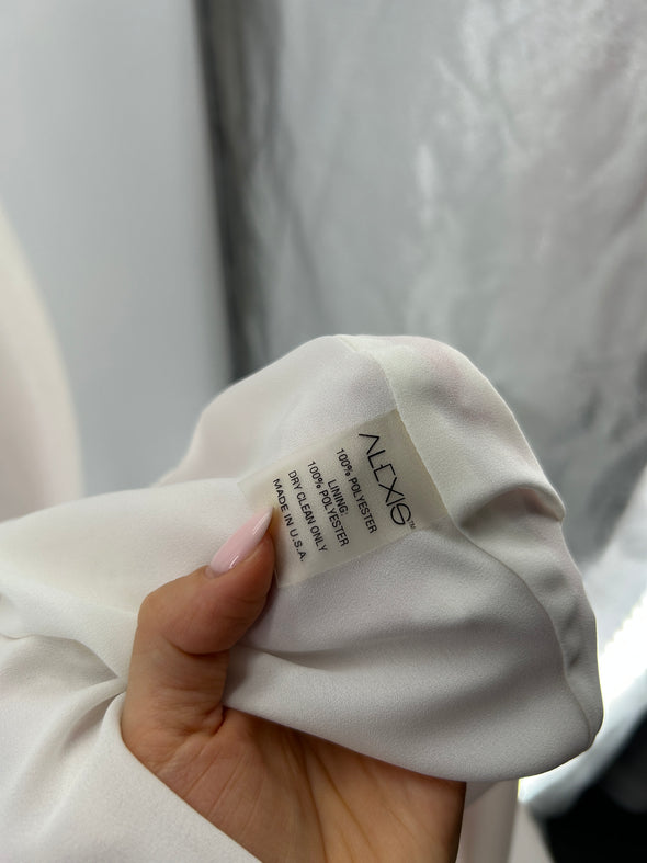 Robe brodée bicolore