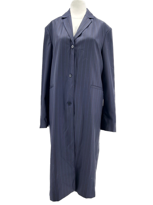 Manteau en laine marine