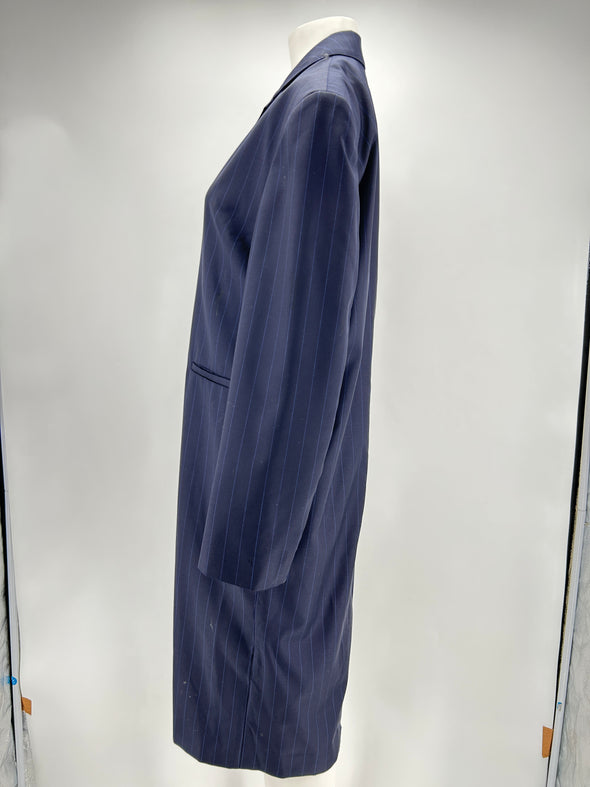 Manteau en laine marine