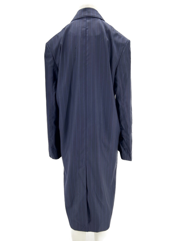 Manteau en laine marine