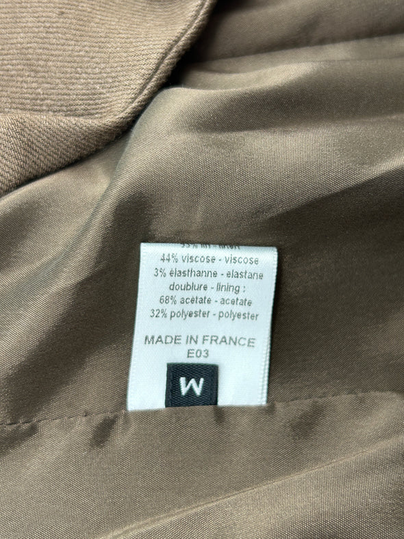 Blazer en lin marron
