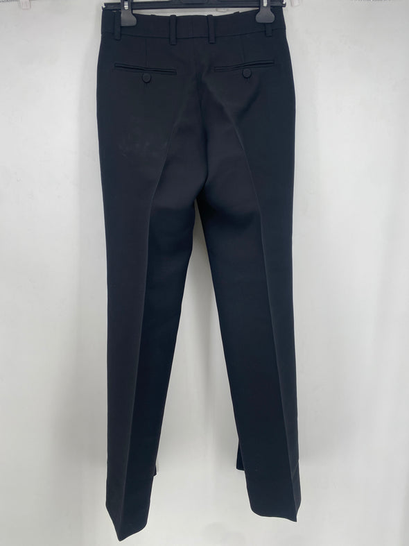 Pantalon bouton doré