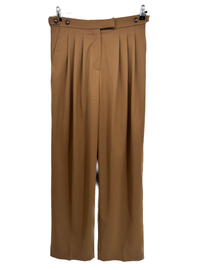 Pantalon droit marron