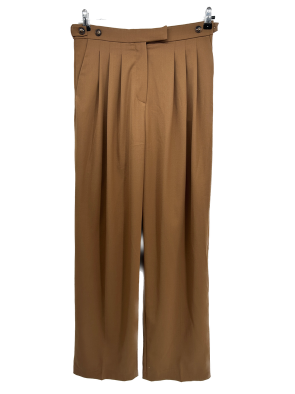 Pantalon droit marron