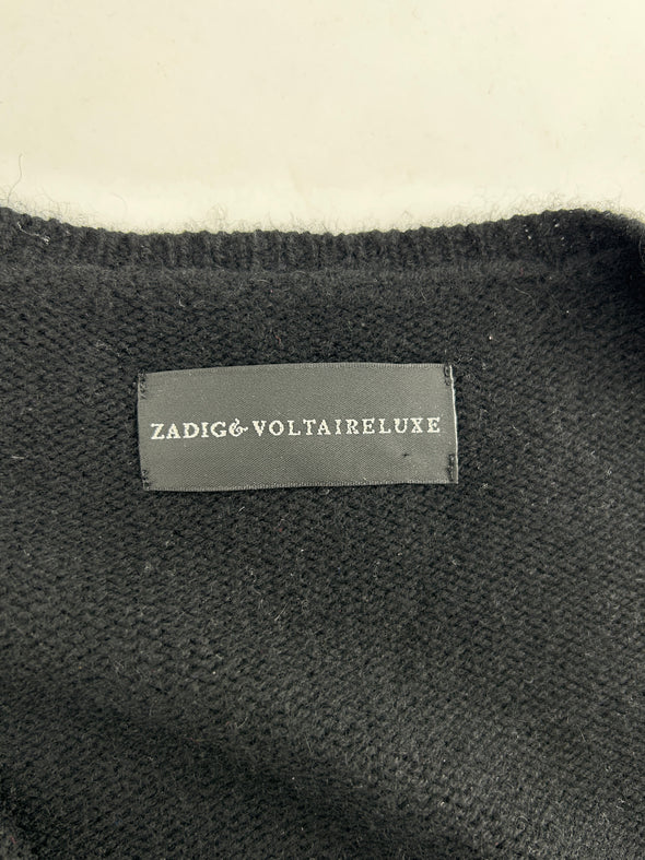 Cardigan noir en cachemire