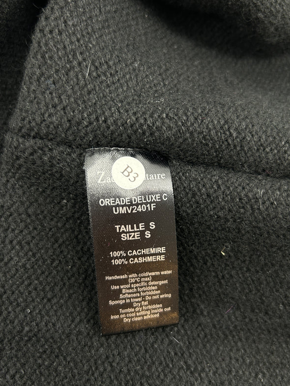 Cardigan noir en cachemire