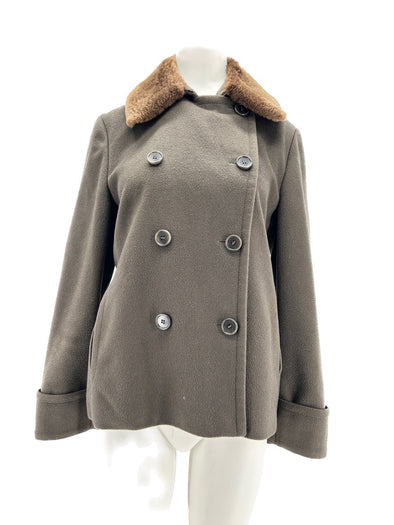 Veste en laine à col