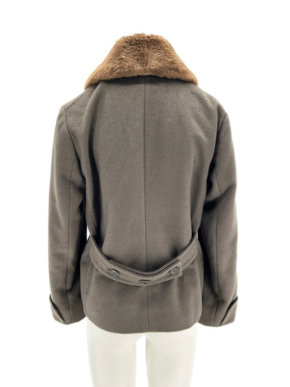 Veste en laine à col
