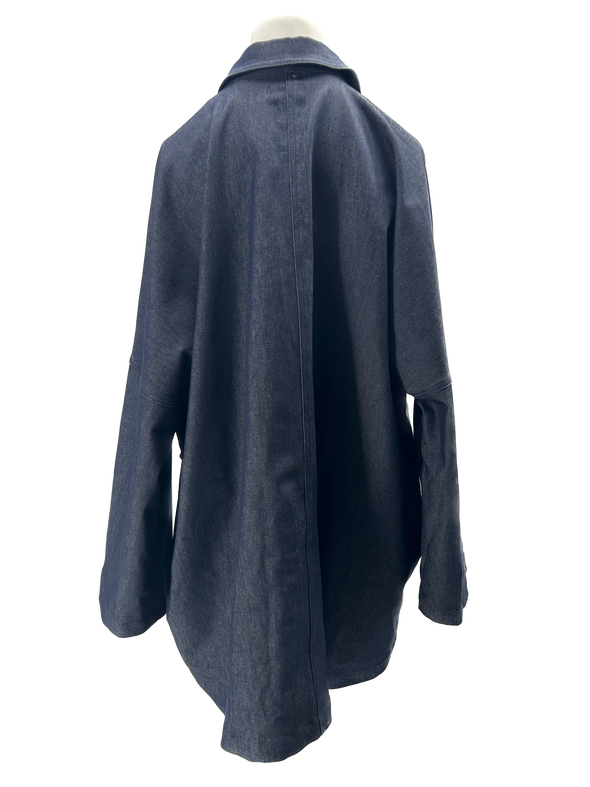 Veste longue en jean
