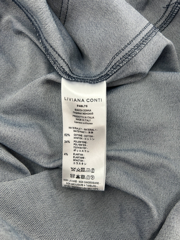 Veste longue en jean