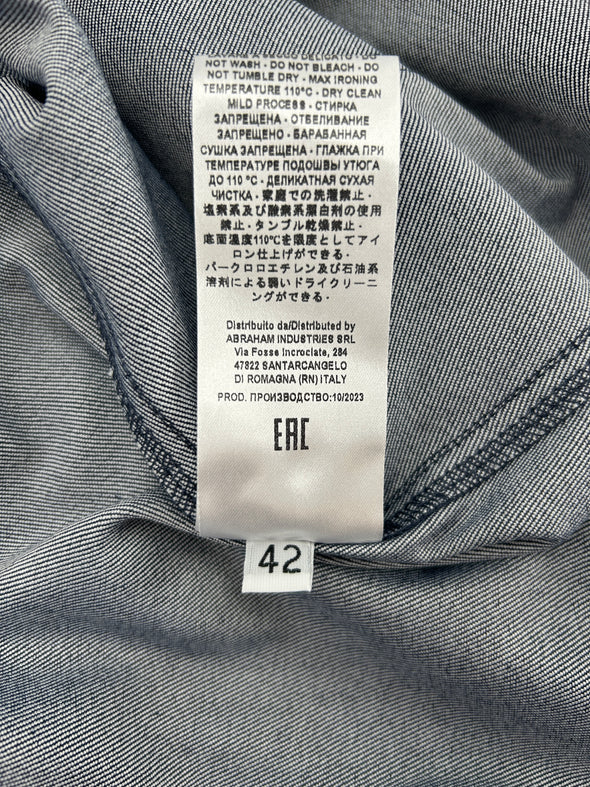 Veste longue en jean