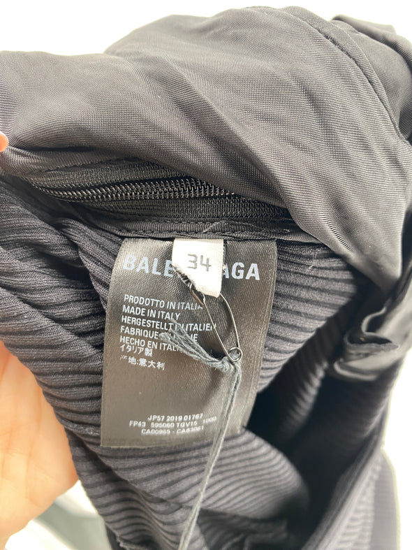 Pantalon en maille côtelée