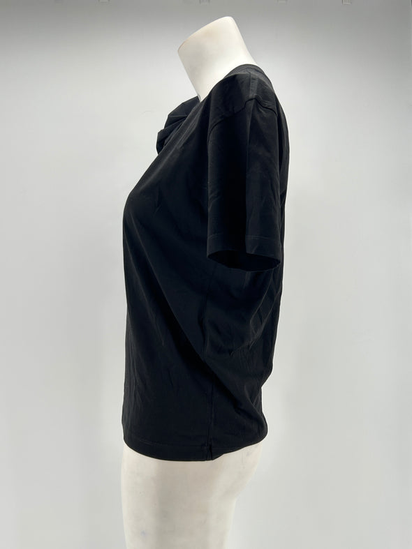 T-shirt asymétrique noir