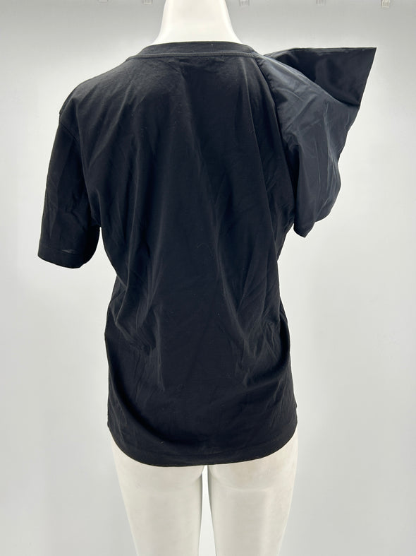 T-shirt asymétrique noir