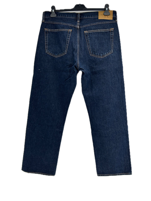 Jean bleu brut "Signature 90s straight"