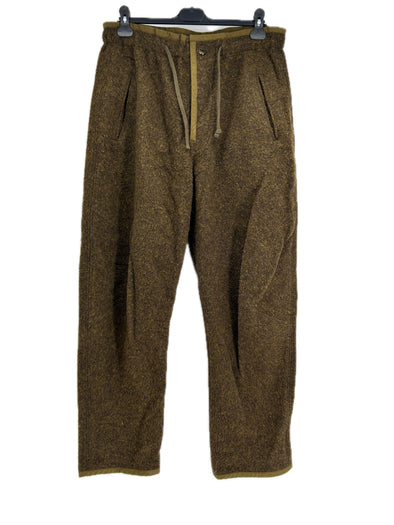 Pantalon en laine kaki