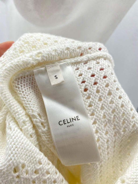 Pull en dentelle de coton