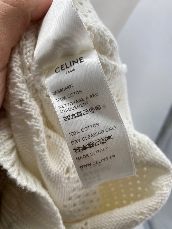 Pull en dentelle de coton