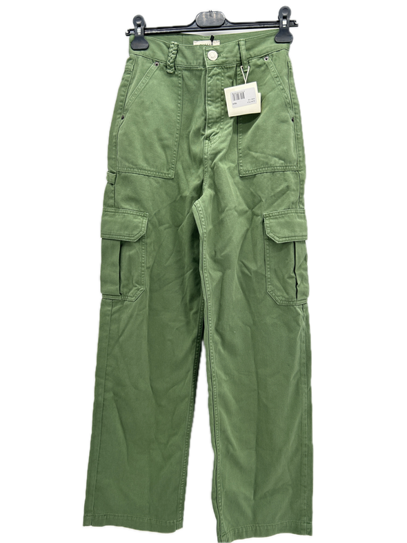 Jean cargo vert
