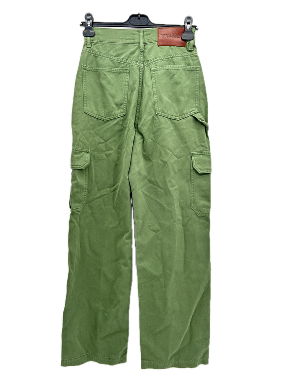 Jean cargo vert