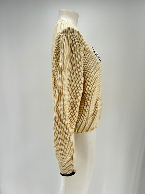 Pull en maille avec perles