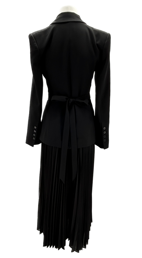 Robe blazer noir "Ambretta"