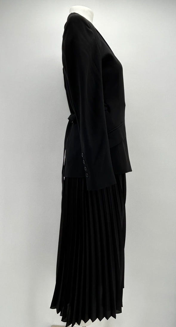 Robe blazer noir "Ambretta"